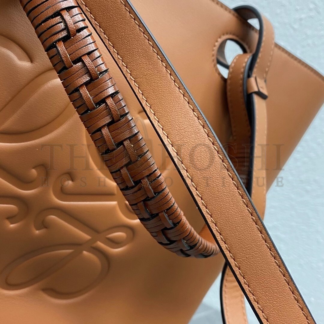 L0ew* Anagram Medium Tote Bag In Brown Calfskin Master Quality