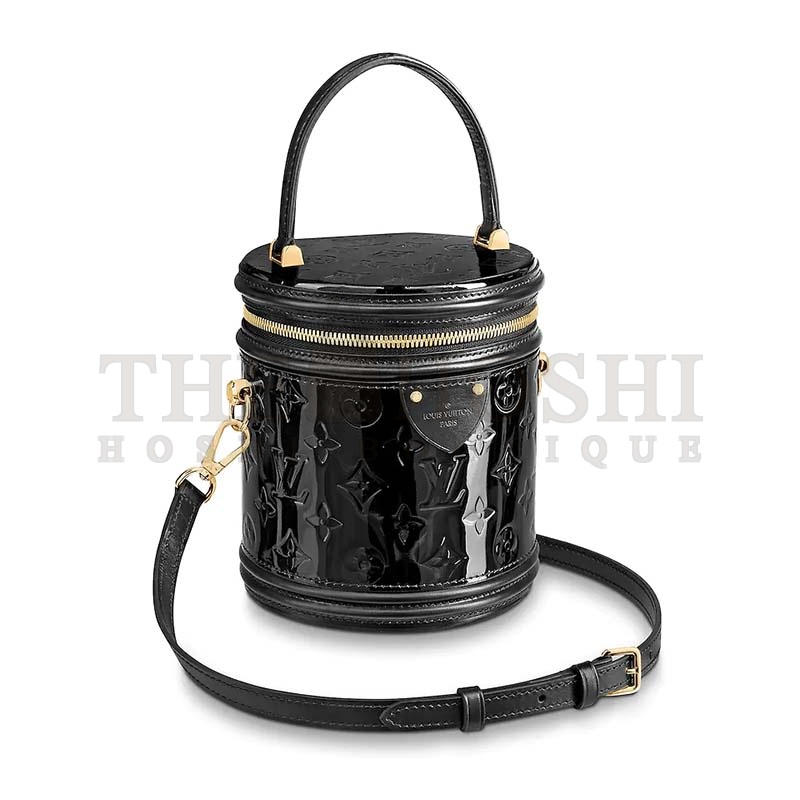 L0vis Vvtt0n LV Women Cannes Handbag in Monogram Vernis Embossed Patent Leather Master Quality