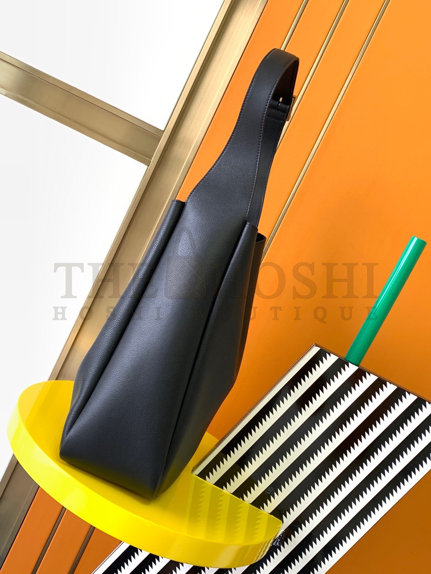 Sa1nt Lau*nt Le 5 A 7 Soft Large Shoulder Bag in Black Leather Master Quality