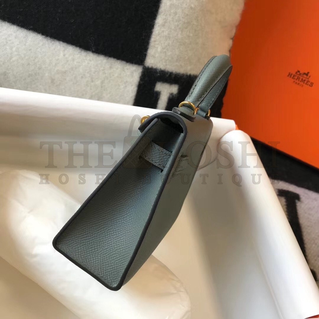 H**me5 Kelly Mini II Bag In Vert Amande Epsom Leather Master Quality