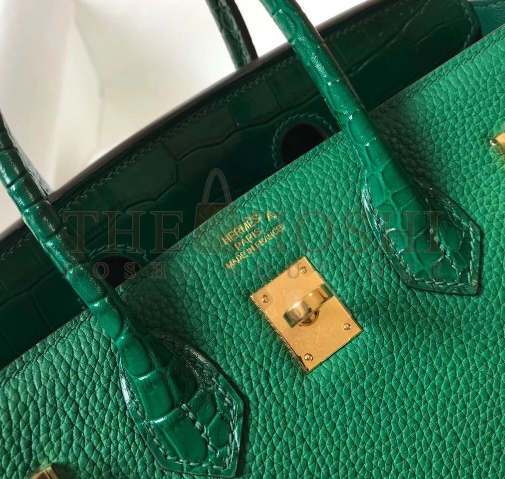 H**me5 Touch Birkin 25cm Limited Edition Green Bag Master Quality