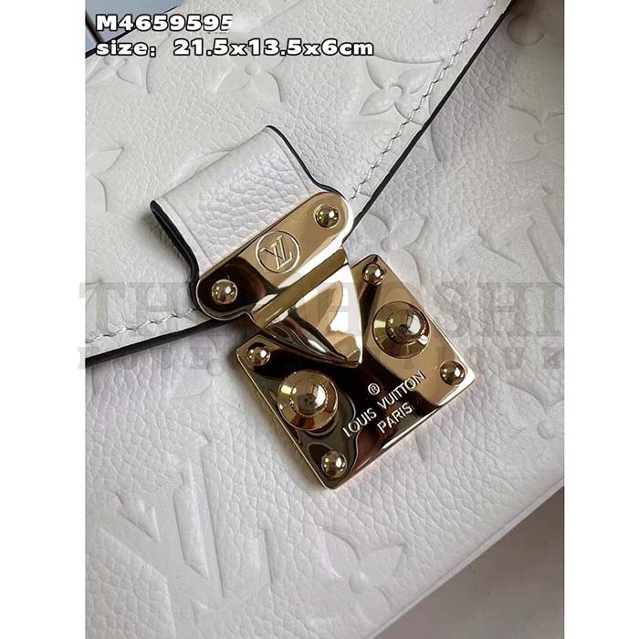 L0vis Vvtt0n LV Women Pochette Metis East West Bag Crème Beige Grained Cowhide Leather Master Quality