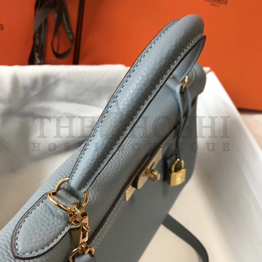 H**me5 Blue Lin Clemence Kelly 32cm Retourne Bag Master Quality
