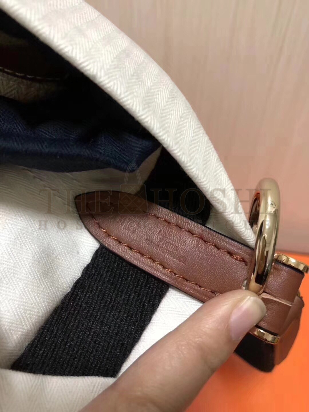 H**me5 Grooming Bucket Bag In White Canvas Master Quality