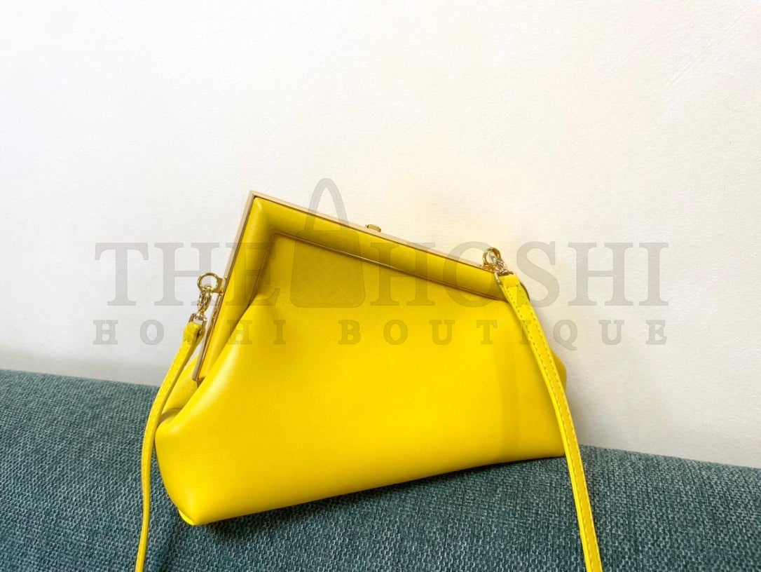 F**di First Small Bag In Yellow Nappa Leather Master Quality