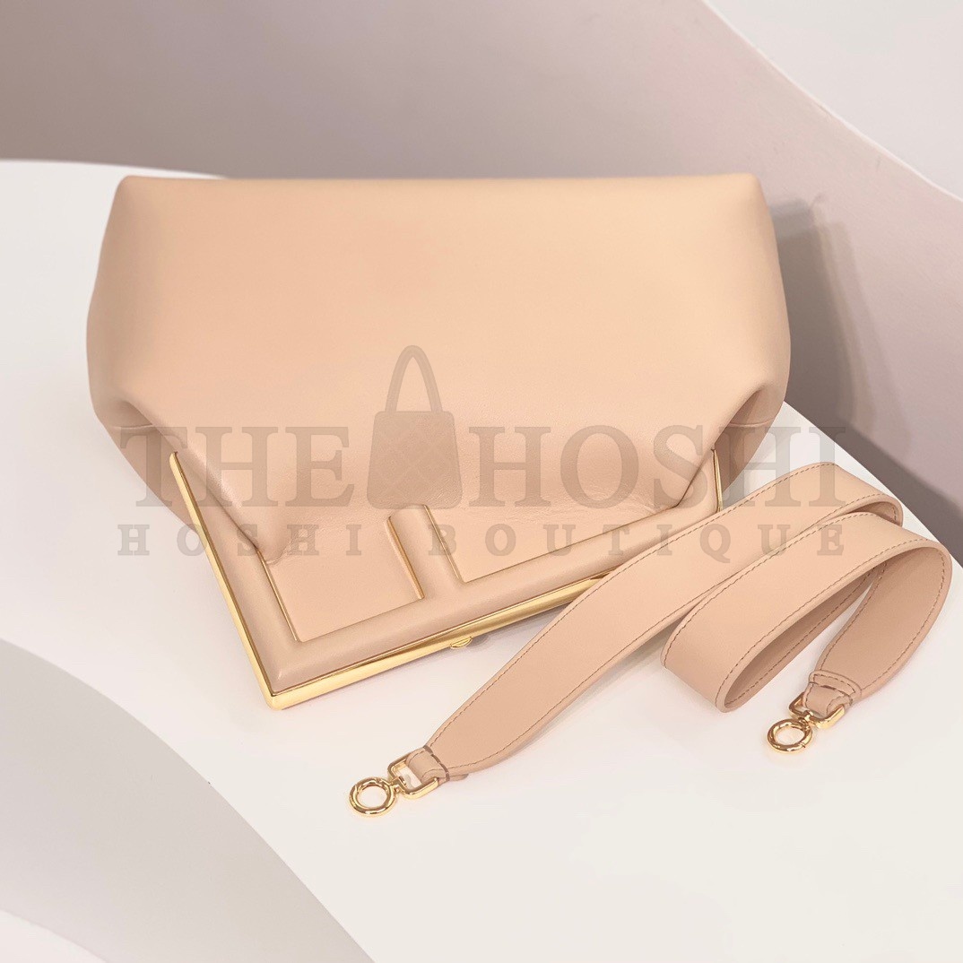 F**di First Medium Bag In Powder Pink Nappa Leather Master Quality