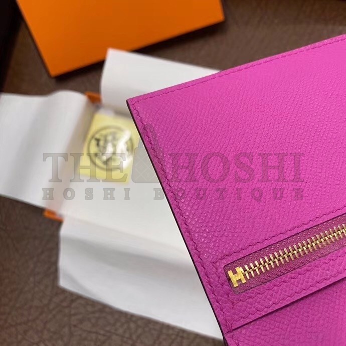 H**me5 Bearn Compact Wallet In Magnolia Epsom Leather Master Quality