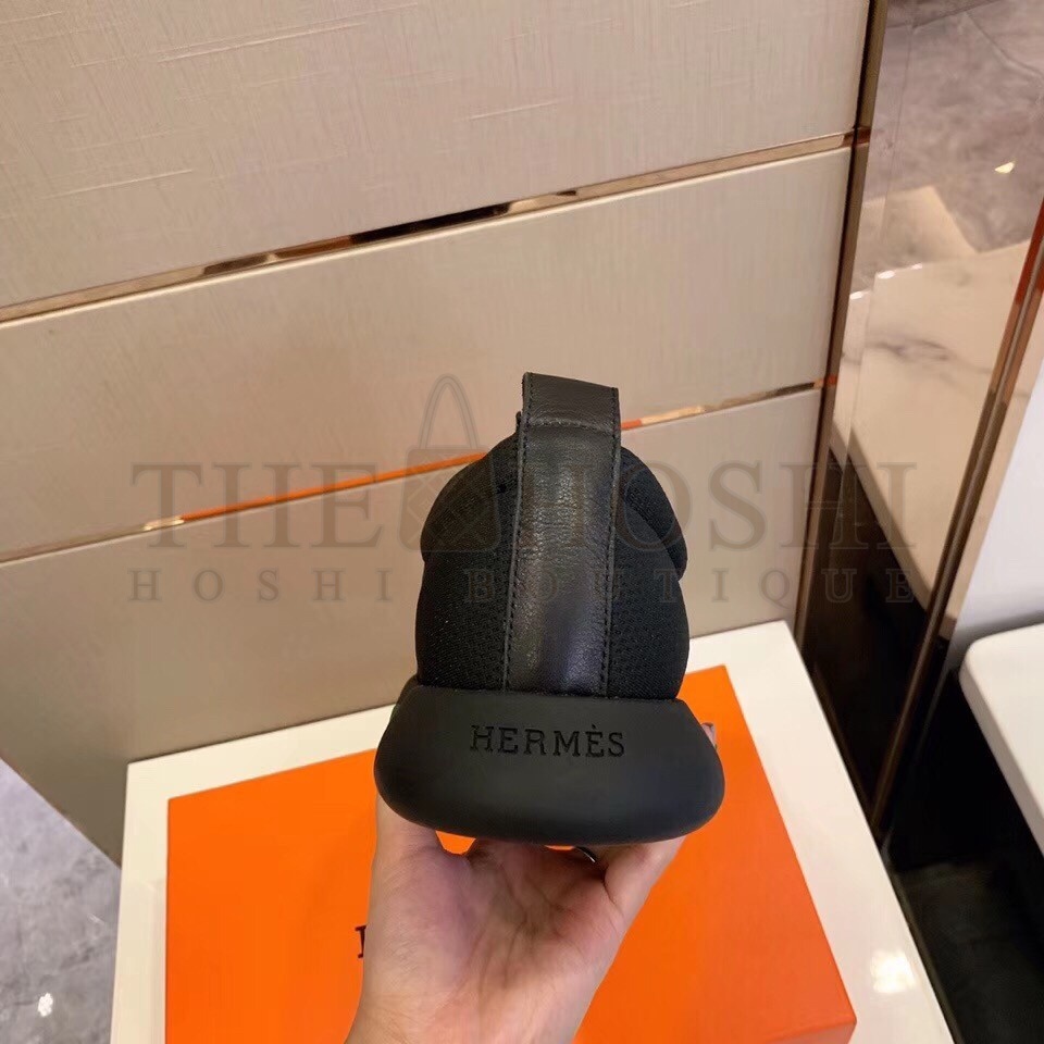 H**me5 Team Sneakers In Black Double-sided Technical Mesh Master Quality