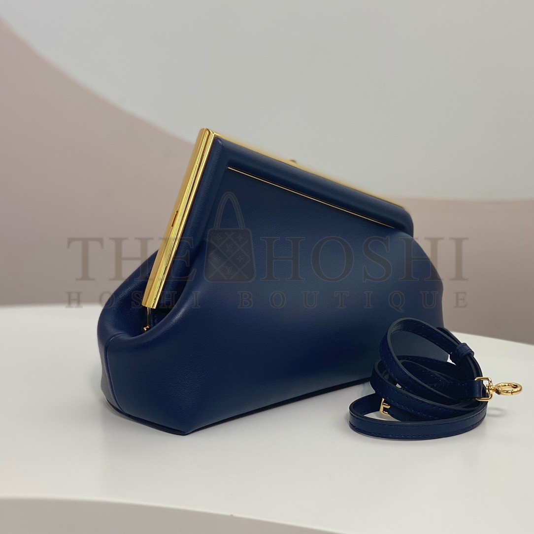 F**di First Small Bag In Dark Blue Nappa Leather Master Quality