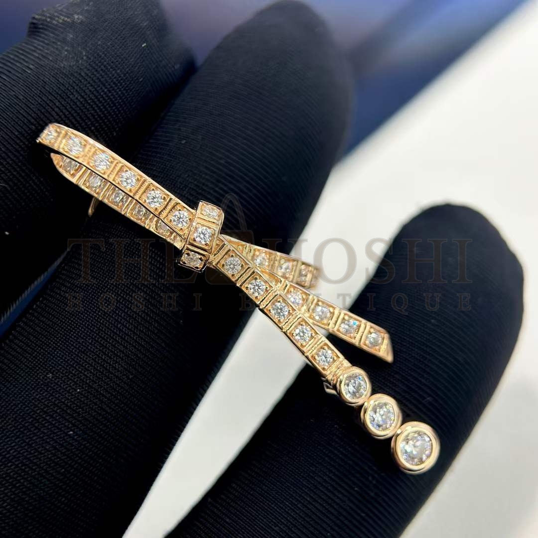 Ch**el Women CC Ruban Ring 18K Beige Gold D1am0nds Master Quality