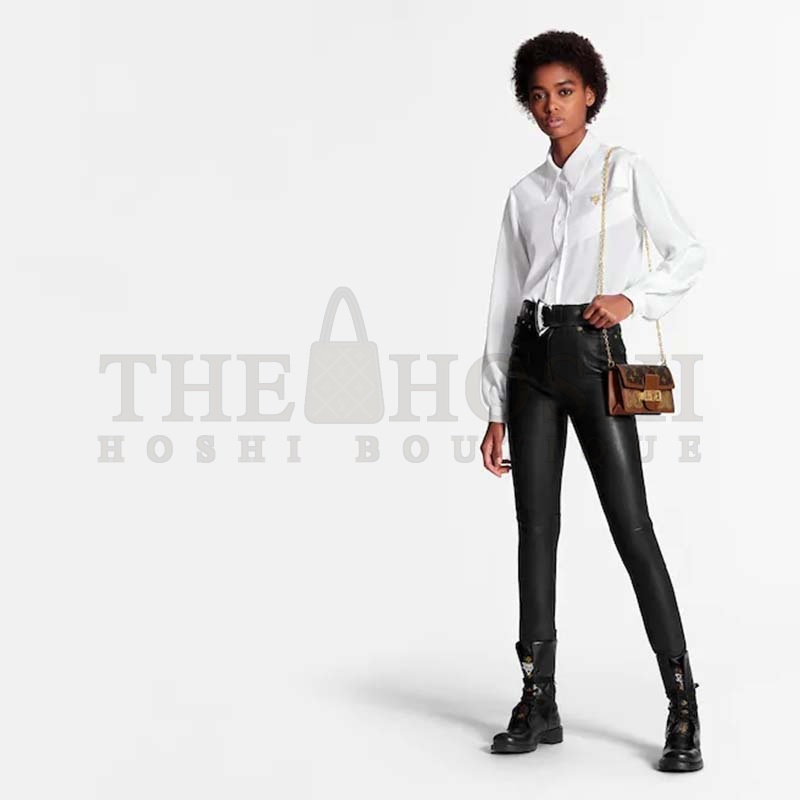 L0vis Vvtt0n LV Women Dauphine Chain Wallet Monogram Canvas-Brown Master Quality