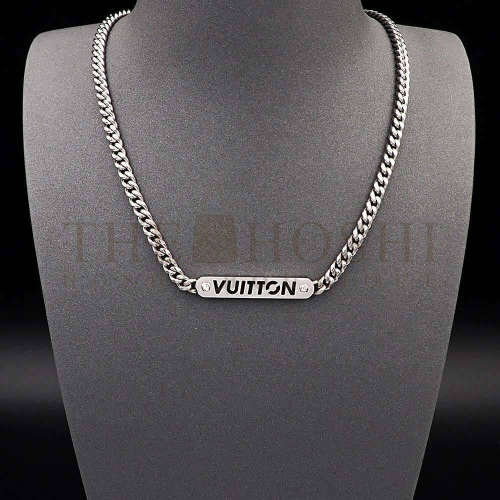L0vis Vvtt0n Unisex LV ID Necklace Master Quality