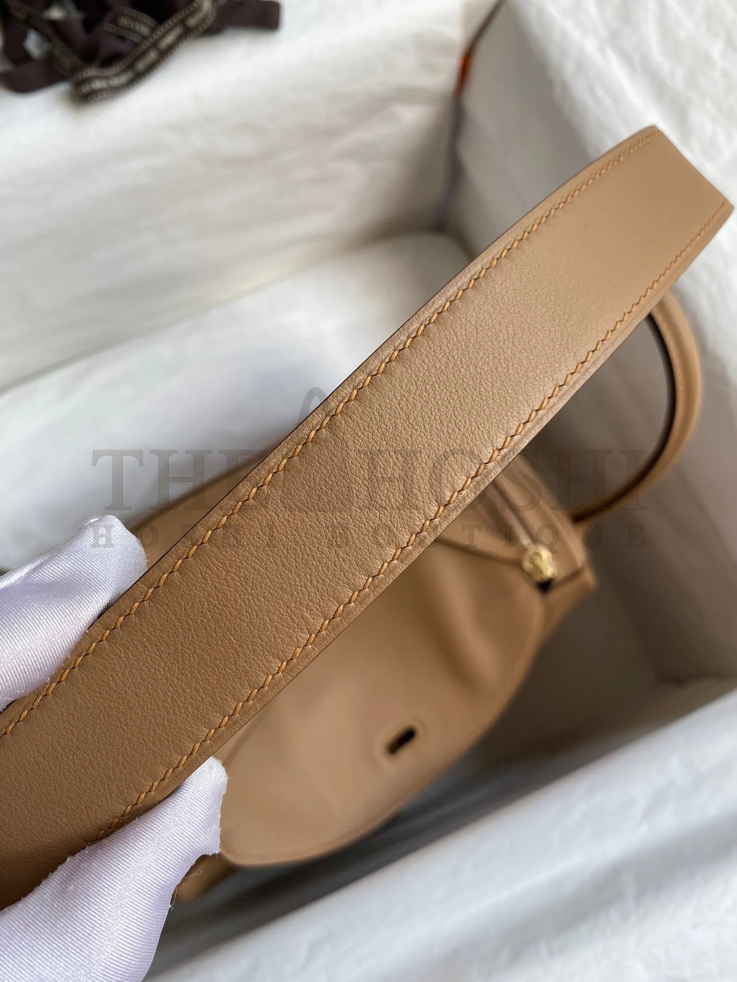 H**me5 Lindy 26 Handmade Bag In Chai Swift Calfskin Master Quality