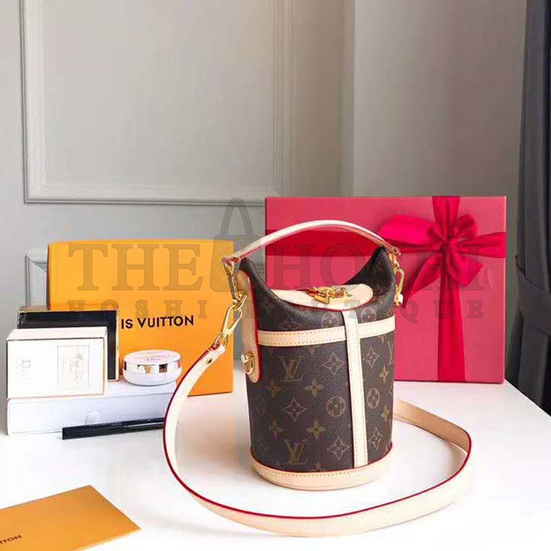 L0vis Vvtt0n LV Women Duffle Bag in Monogram Coated Canvas-Brown Master Quality