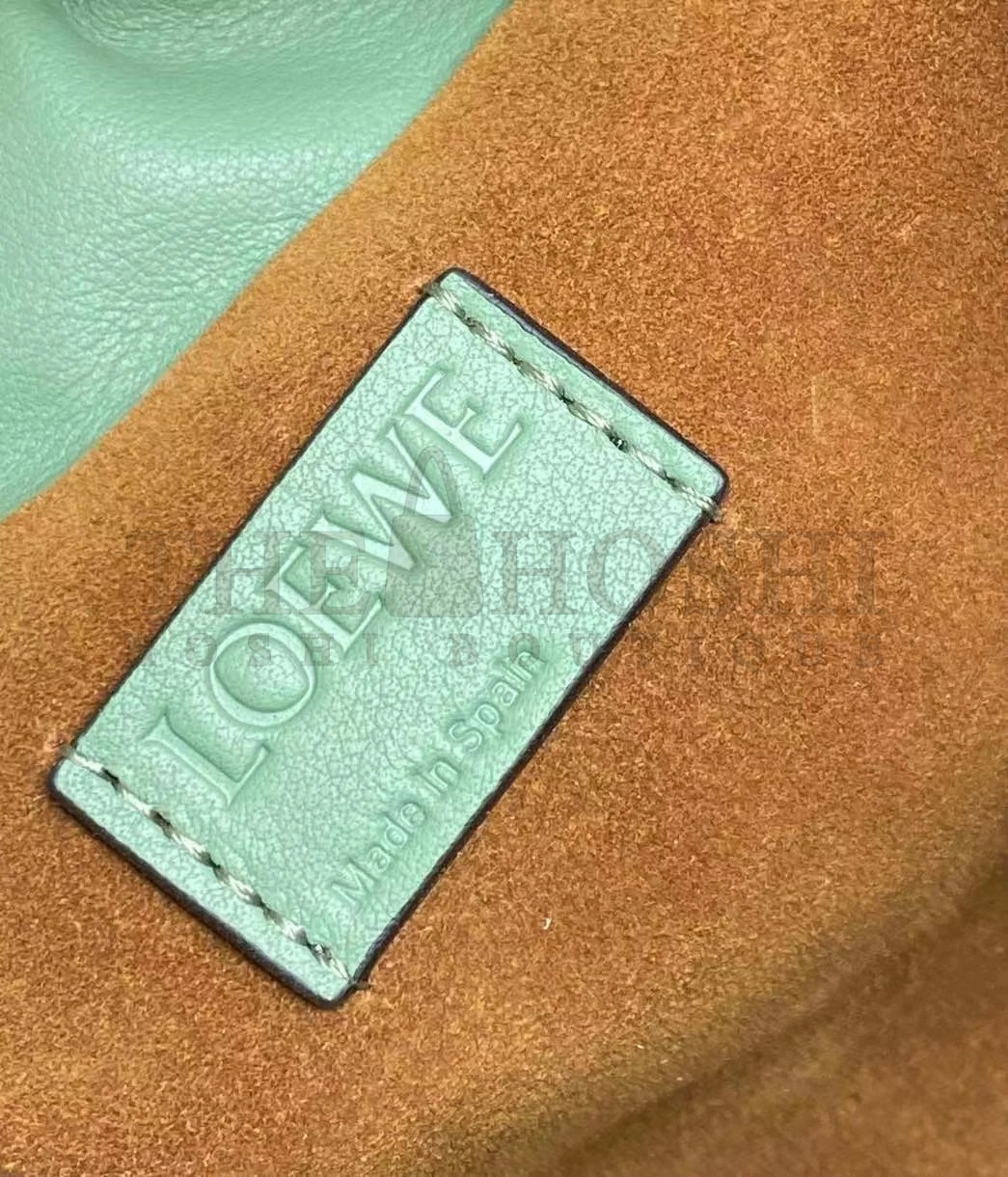 L0ew* Mini Flamenco Clutch Bag In Rosemary Calfskin Master Quality