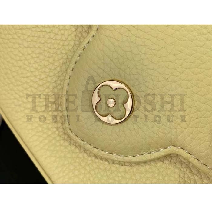 L0vis Vvtt0n LV Women Capucines Mini Handbag Yellow Taurillon Cowhide Leather Master Quality