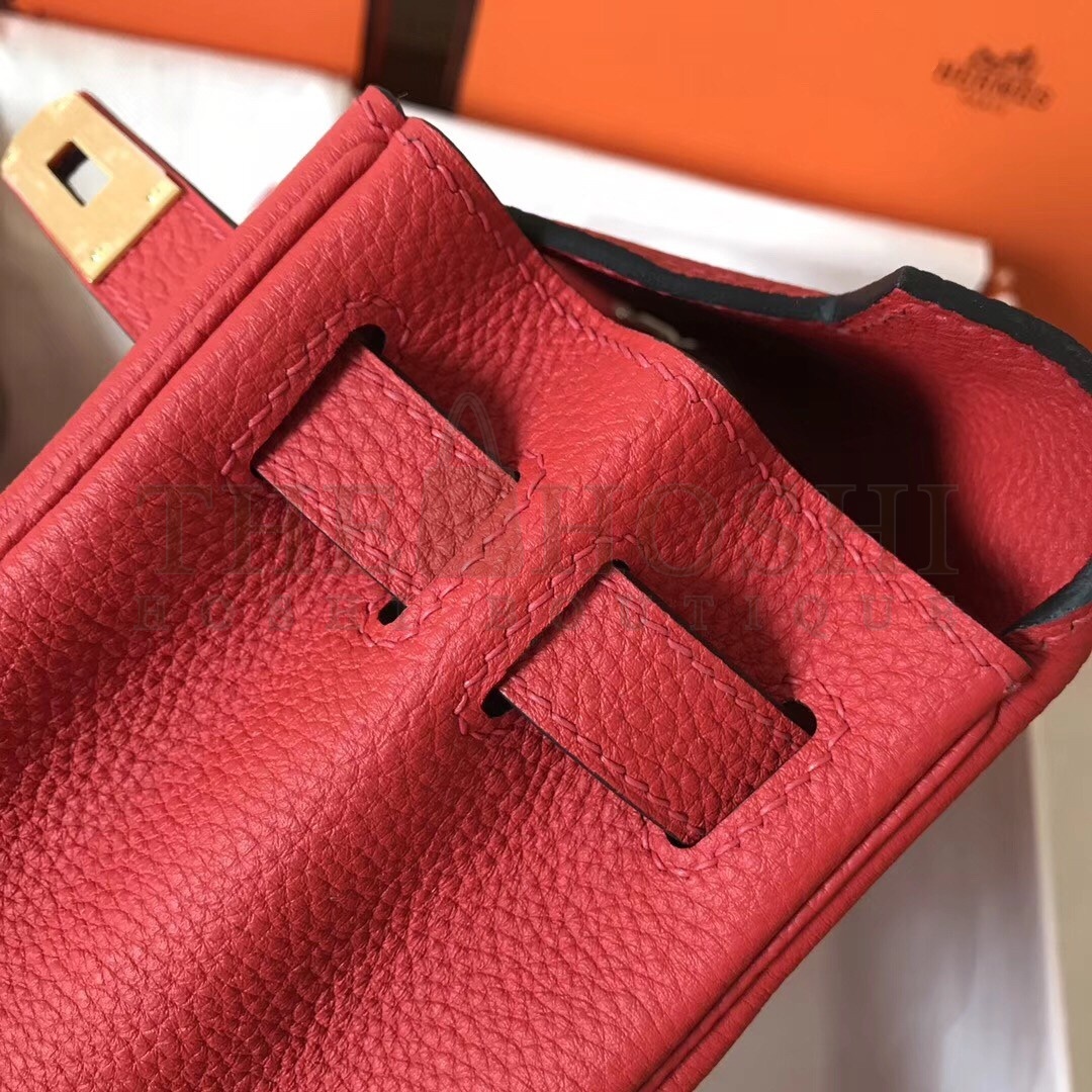H**me5 Rouge Casaque Clemence Kelly 28cm Handmade Bag Master Quality