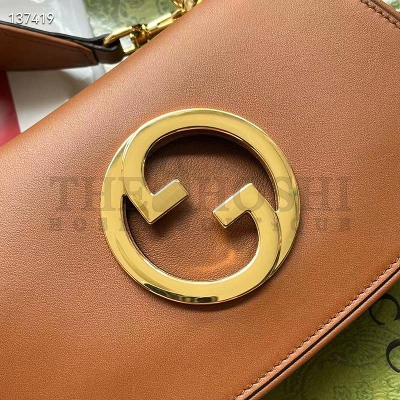 Gvc*1 Women GG Blondie Shoulder Bag Cuir Leather Round Interlocking G Master Quality