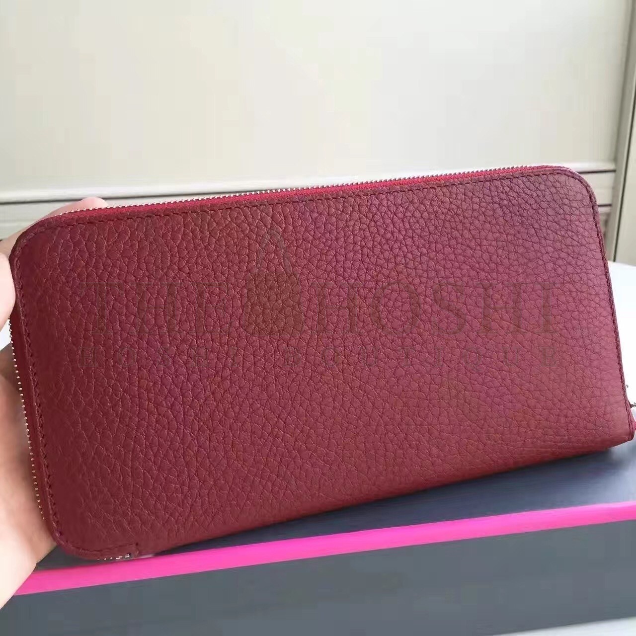 H**me5 Ruby Clemence Azap Zipped Wallet Master Quality