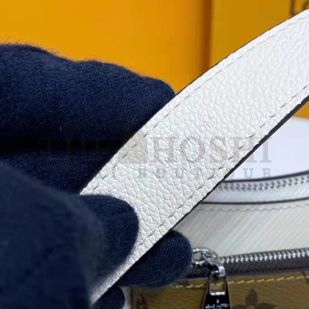 L0vis Vvtt0n LV Women Marelle Handbag Beige Epi Grained Cowhide Leather Canvas Master Quality