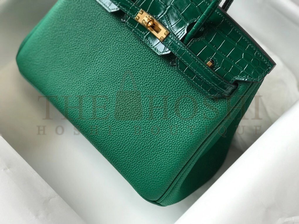 H**me5 Touch Birkin 25cm Limited Edition Green Bag Master Quality