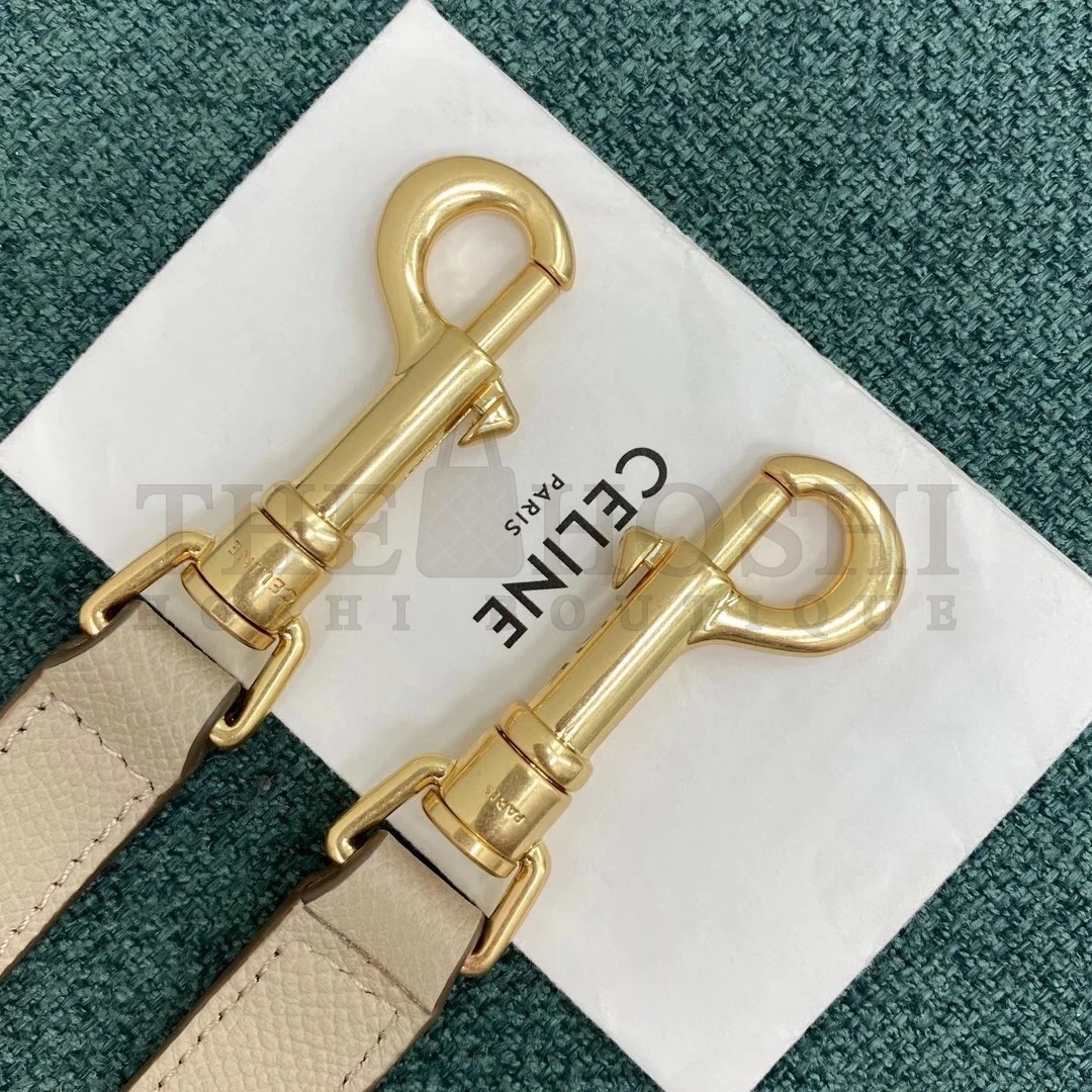 Ce1i*e Belt Mini Bag In Light Taupe Grained Calfskin Master Quality