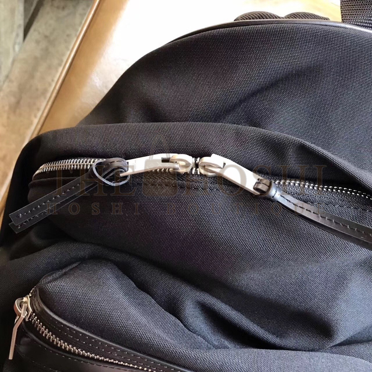 Sa1nt Lau*nt Black City Backpack With Pocket Patch Master Quality