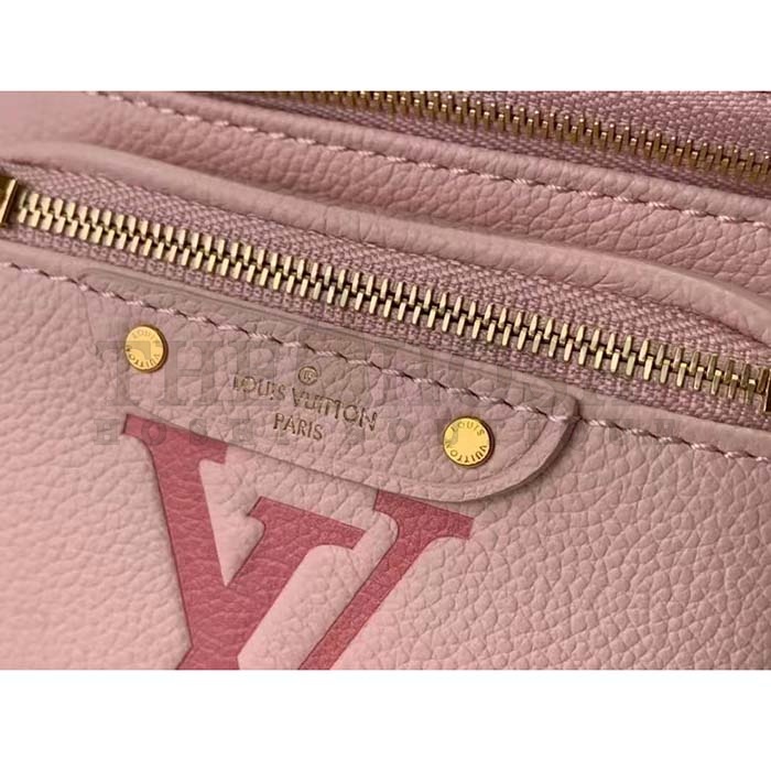 L0vis Vvtt0n LV Women Mini Bumbag Monogram Pink Monogram Empreinte Embossed S*pple Grained Cowhide Master Quality