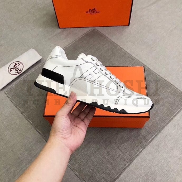 H**me5 Trail Sneakers In White Calfskin Master Quality