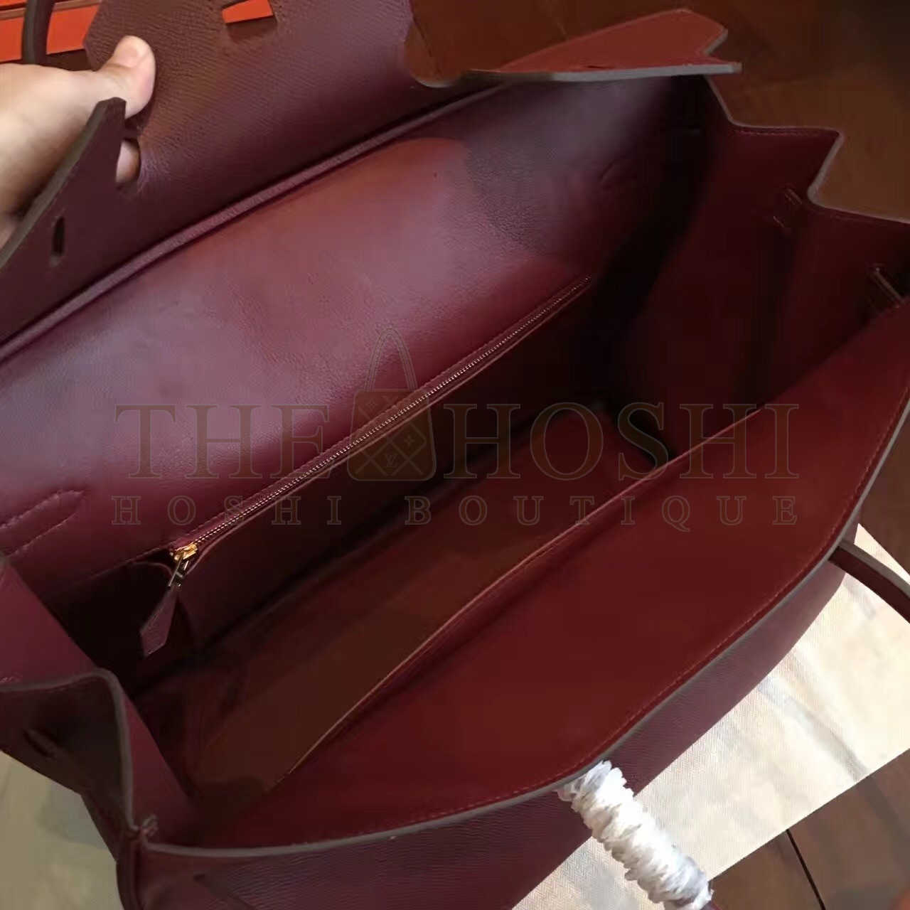 H**me5 Bordeaux Epsom Birkin 40cm Handmade Bag Master Quality