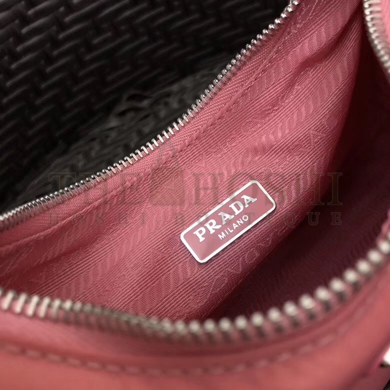 Pra*a Re-Edition 2005 Shoulder Bag In Pink Nylon Master Quality