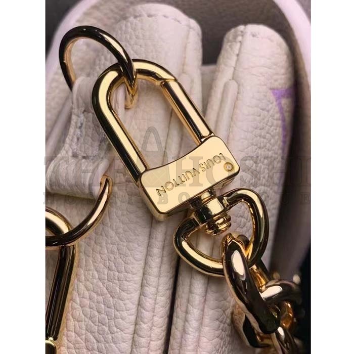 L0vis Vvtt0n LV Women Pochette Metis East West Bag Latte Bubble Tea Purple Embossed Grained Cowhide Leather Master Quality