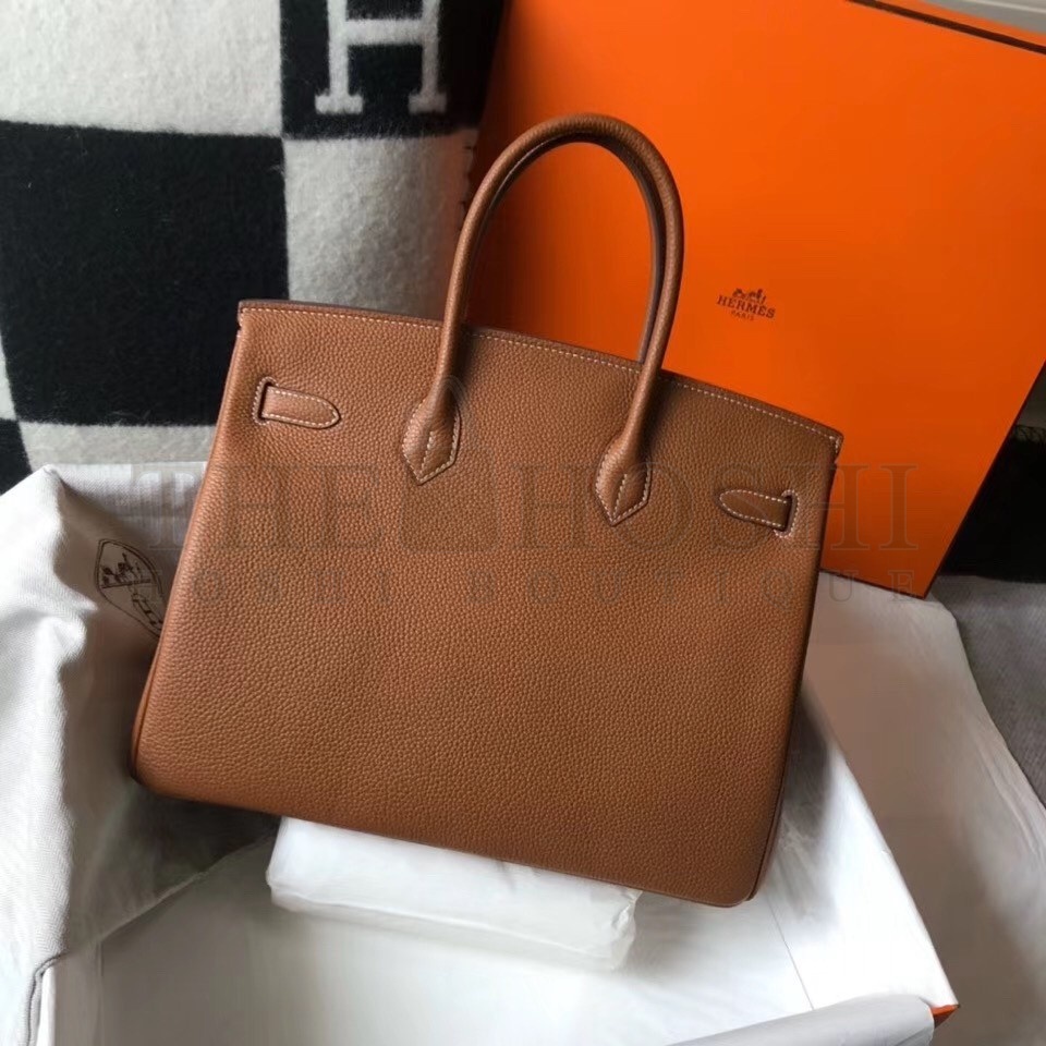 H**me5 Brown Clemence Birkin 35cm Bag Master Quality