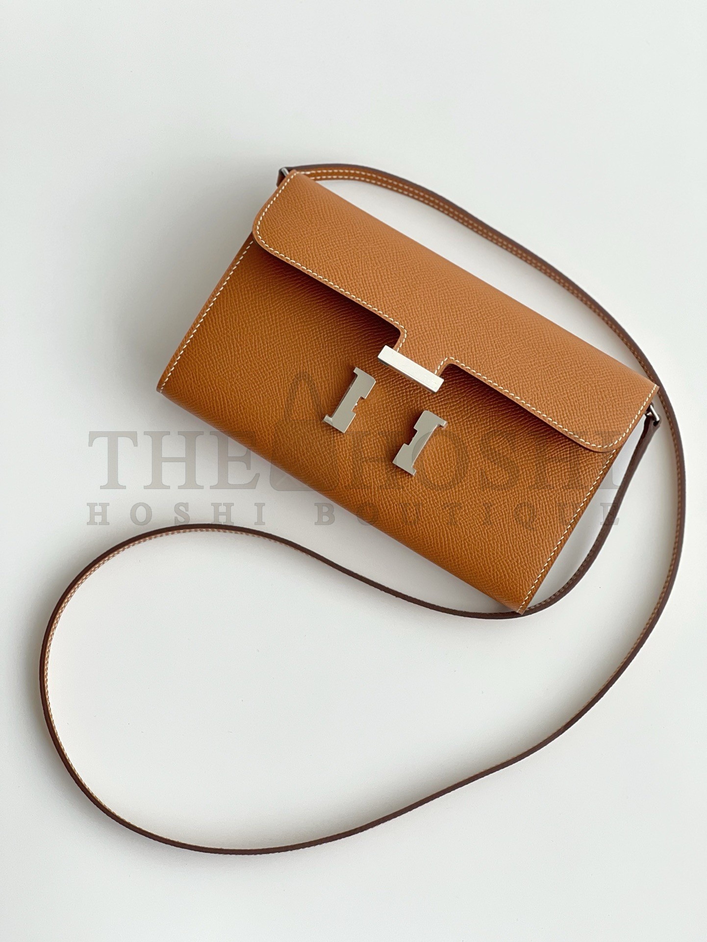 H**me5 Constance To Go Wallet in Gold Epsom Calfskin Master Quality