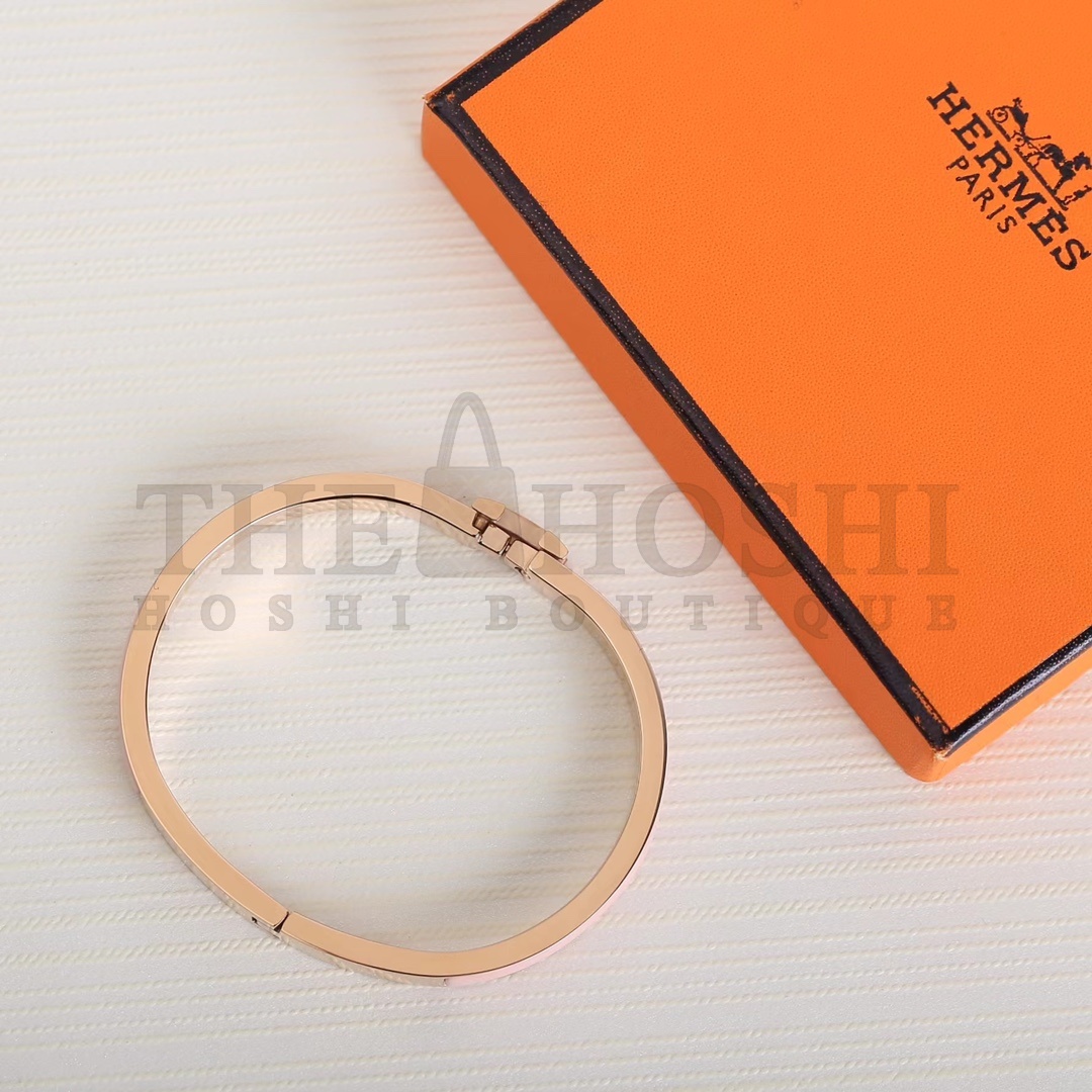 H**me5 H Clic ,pink enamel bracelet, narrow version Master Quality