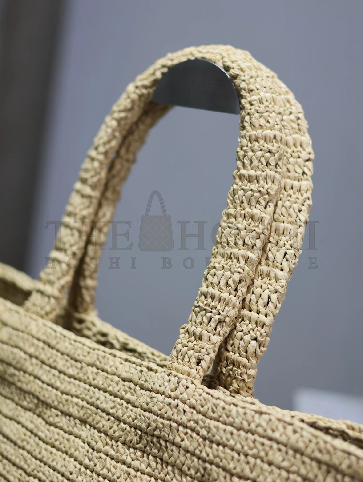 Sa1nt Lau*nt Oversized Tote Bag in Naturel Raffia Master Quality
