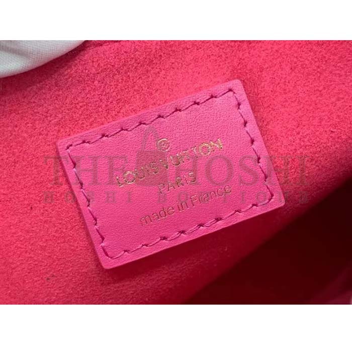 L0vis Vvtt0n LV Women Lexington Pouch Rose Pink Monogram-Embossed Calf Leather Master Quality