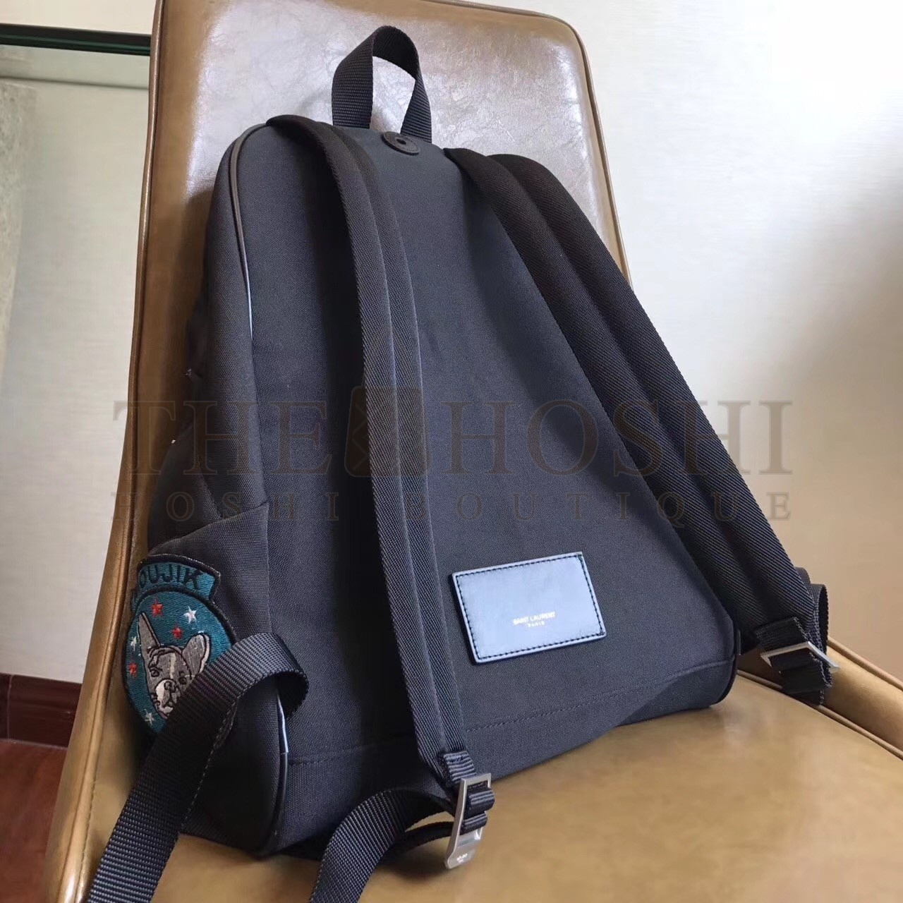 Sa1nt Lau*nt Black City Backpack With Patches Master Quality