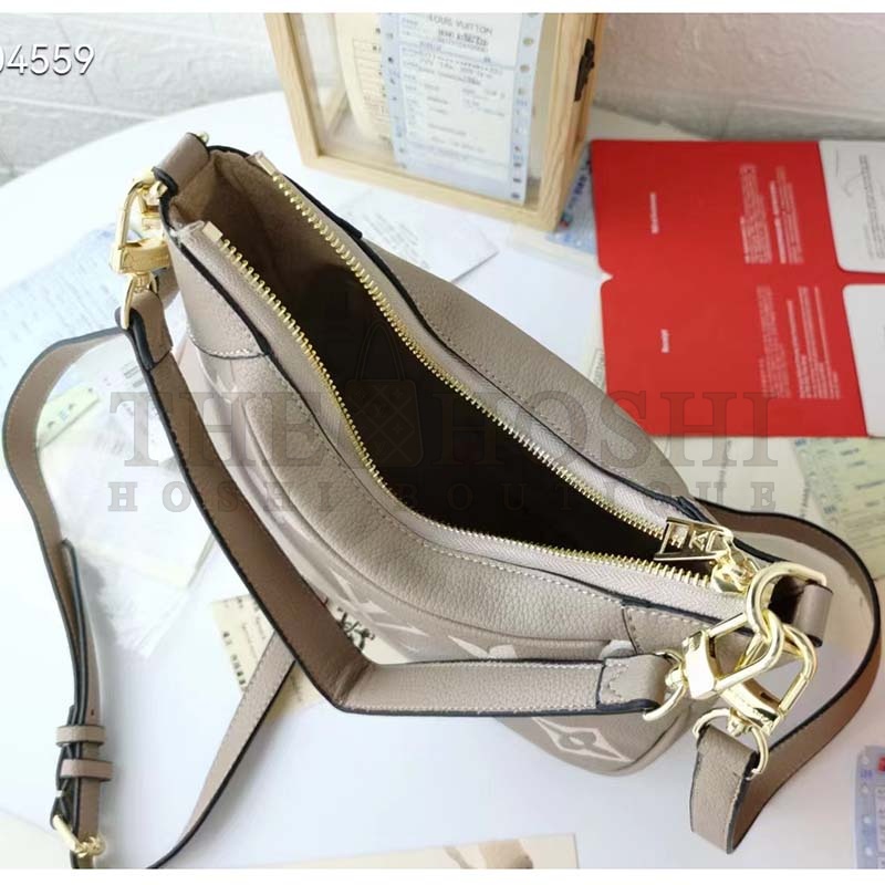 L0vis Vvtt0n LV Women Bagatelle Mini Hobo Handbag Monogram Empreinte Embossed Grained Cowhide Master Quality