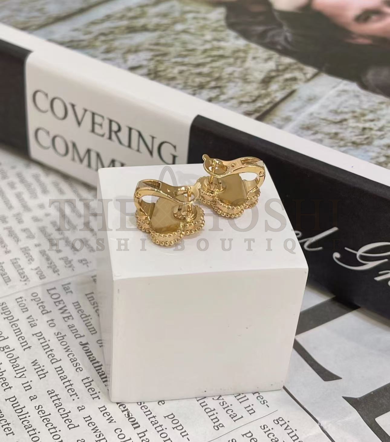 V*n Cl**f & Arpels Clover Earrings Vintage Alhambra earrings Master Quality