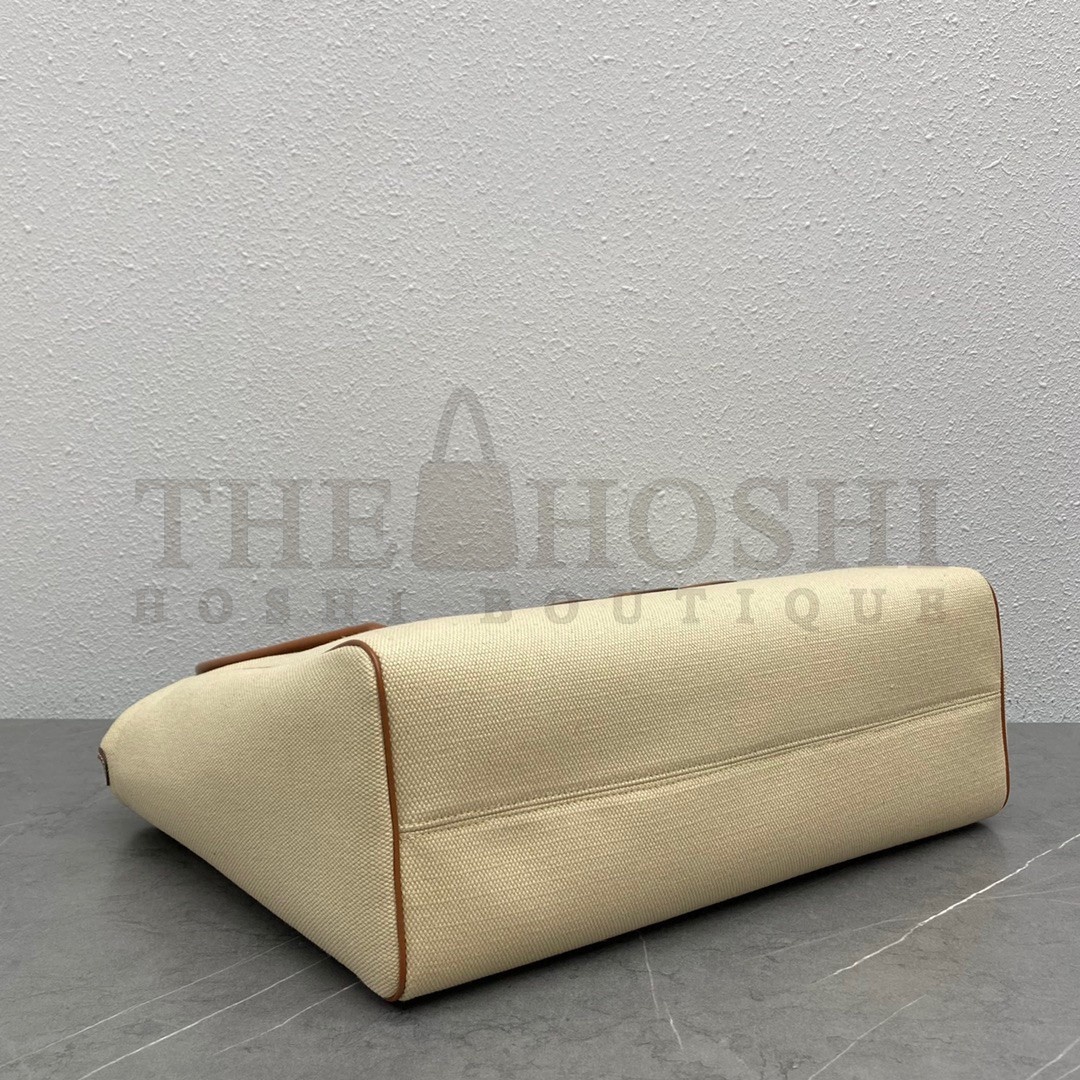 Ce1i*e Cabas Drawstring Cuir Triomphe Bag in Canvas Master Quality