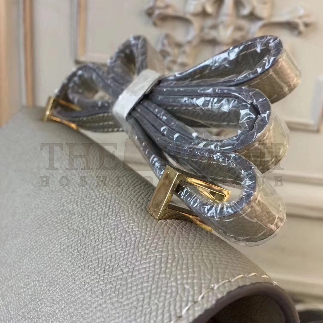 H**me5 Grey Constance MM 24cm Epsom Leather Bag Master Quality