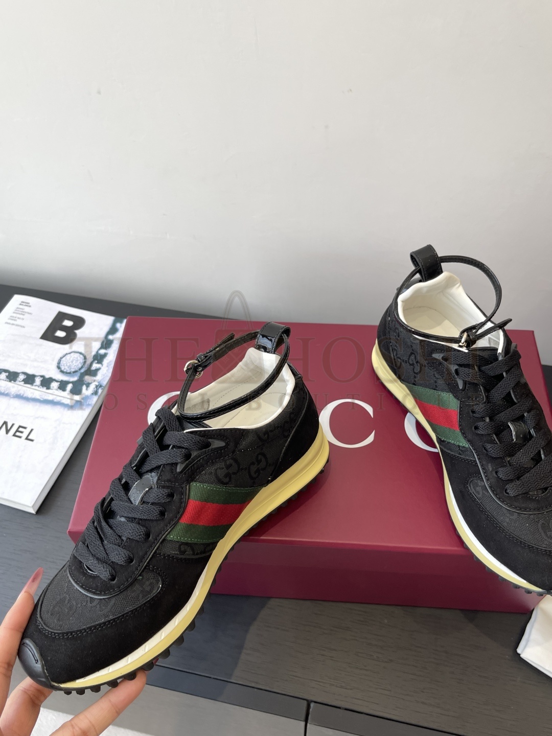 Gvc*1 25S Spring Summer Retro Running Sneakers Women’s Mesh Leather Master Quality