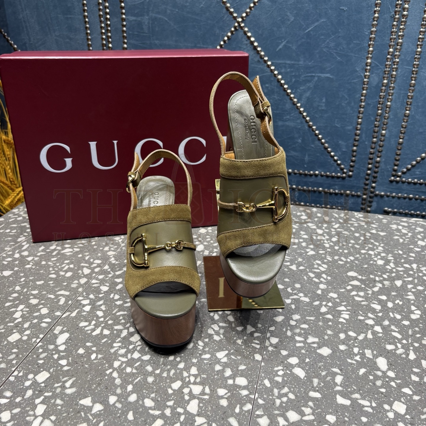 Gvc*1 GG Spring Summer 25 Platform Slide Sandals 35-41 Master Quality