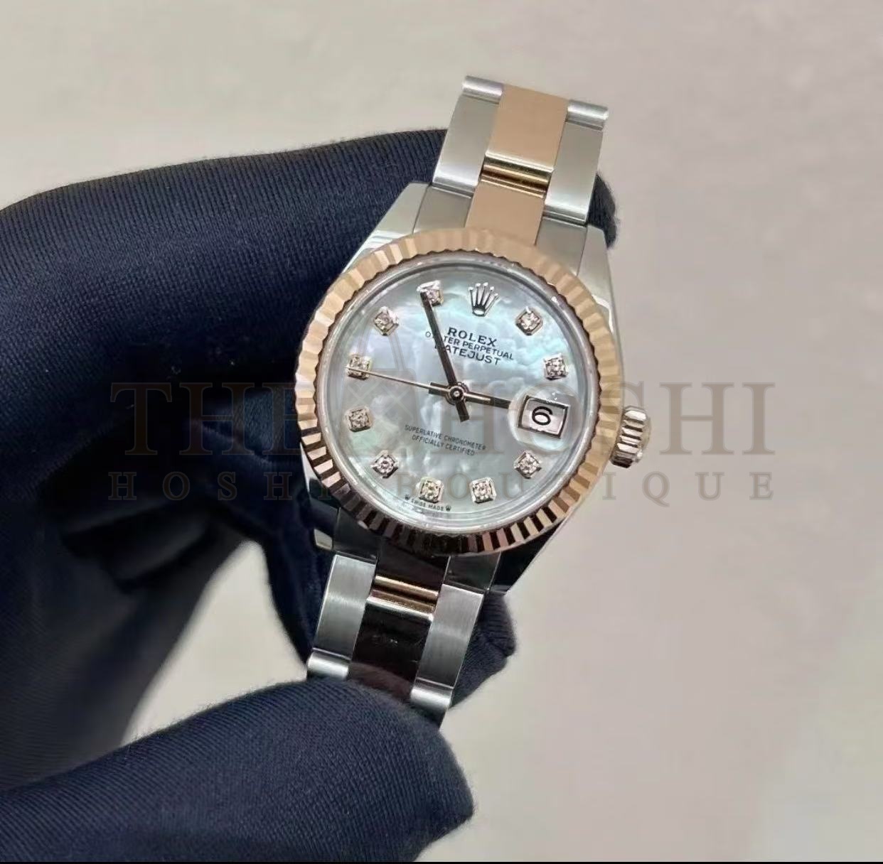 R01ex Lady-Datejust 28 Silver D1am0nd Watch 279383RBR-0007 Master Quality