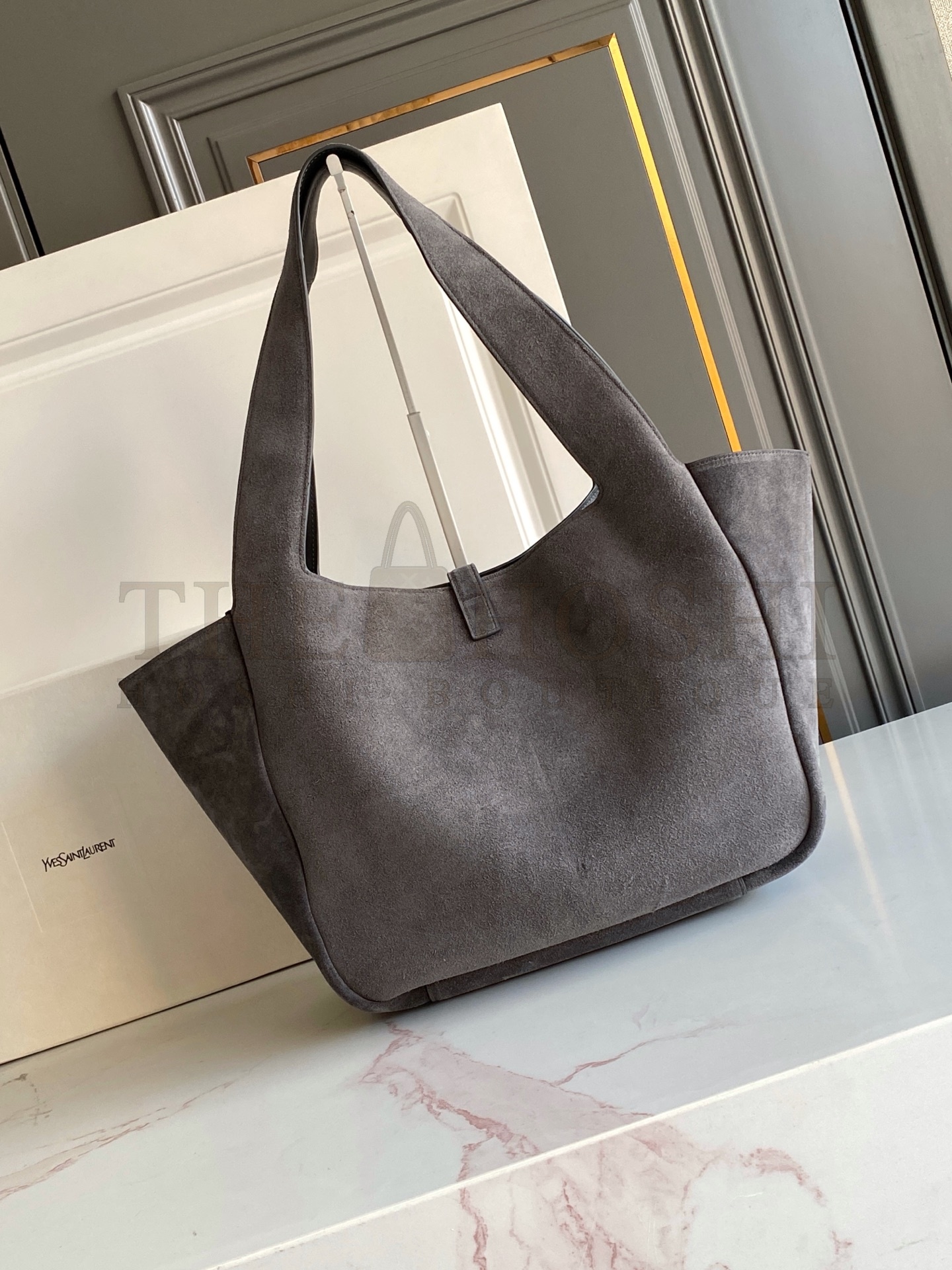 Sa1nt Lau*nt Bea Y51 Cabas Tote Bag in Suede Master Quality