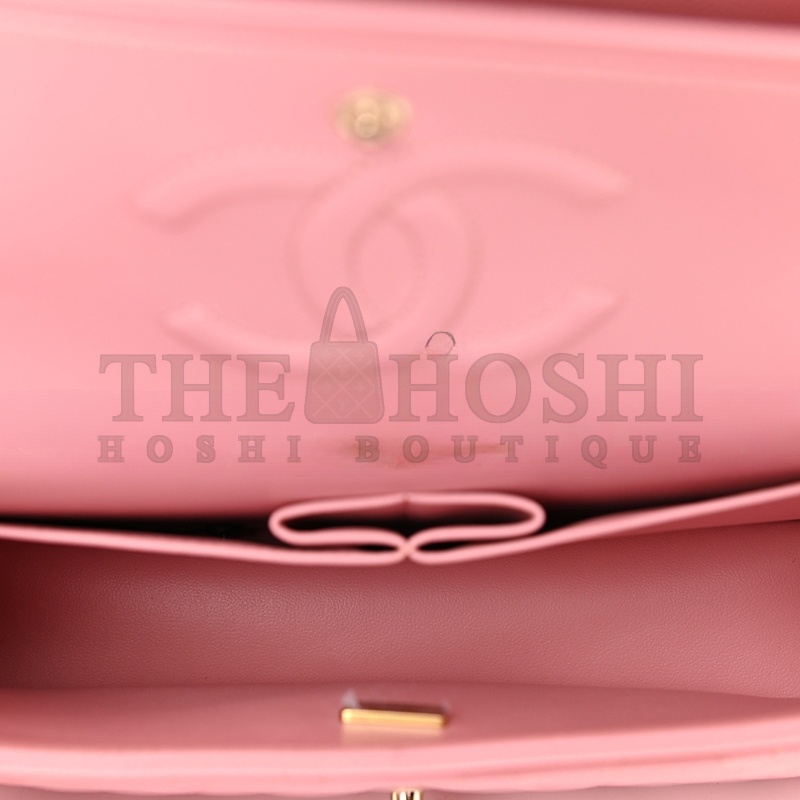 Ch**el CAVIAR QUILTED MEDIUM DOUBLE FLAP 1153705 (25*15*6cm) Master Quality