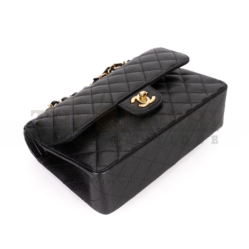 Ch**el CAVIAR QUILTED SMALL CLASSIC FLAP 1300249 (23*14*6cm) Master Quality