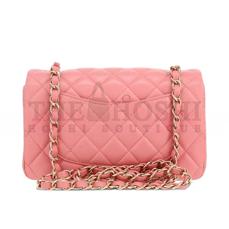 Ch**el LAMBSKIN QUILTED MINI FLAP BAG 30092912 (20*11*6cm) Master Quality