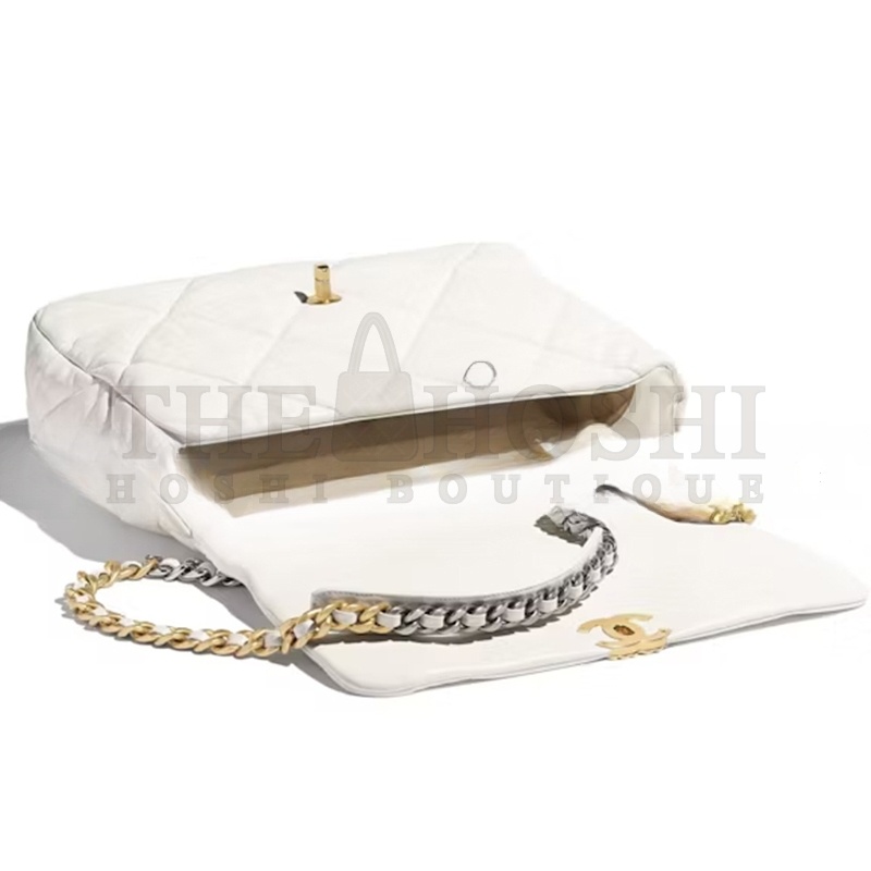Ch**el 19 BAG WHITE AS1161 B01564 10601 (30*20*10cm) Master Quality